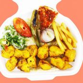 جوجة دجاج بالزعفران