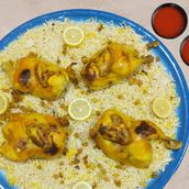 مجبوس دجاج يكفى 4  اشخاص